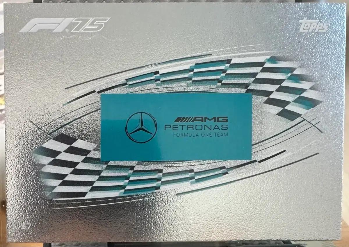 2025 F1 탑스 터보 메르세데스 팀 로고 카드