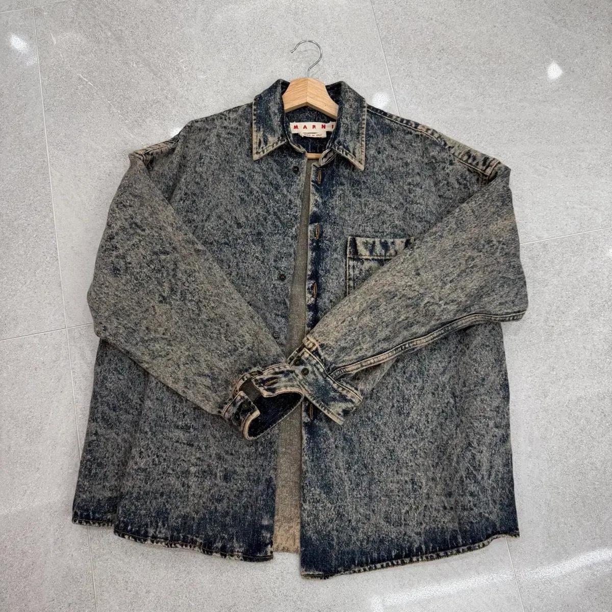 [XL] 마르니 marni 청데님 자켓