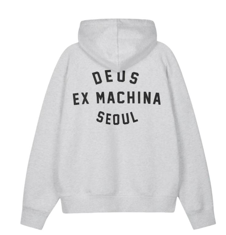 데우스 서울 컬리지 후드 라이트 그레이 L