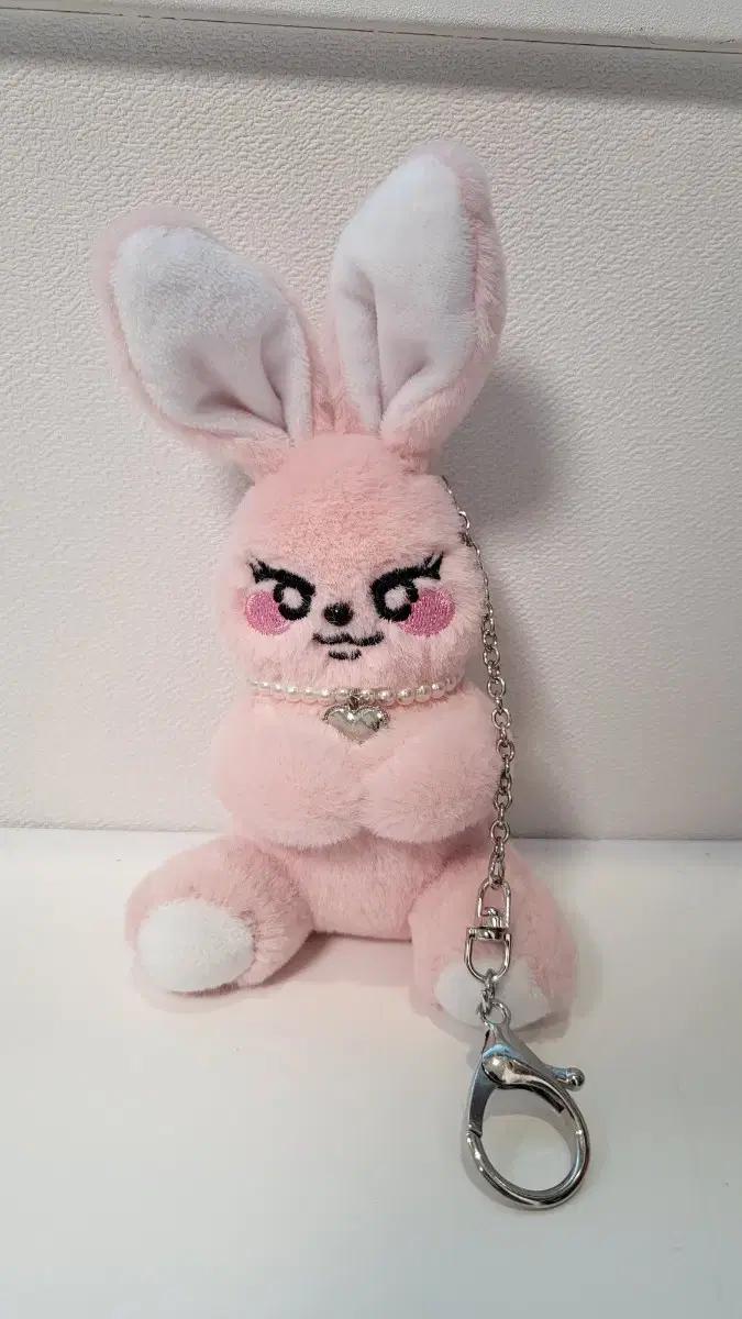 에스쁘아 로지버니 분홍 토끼 인형 키링-미사용