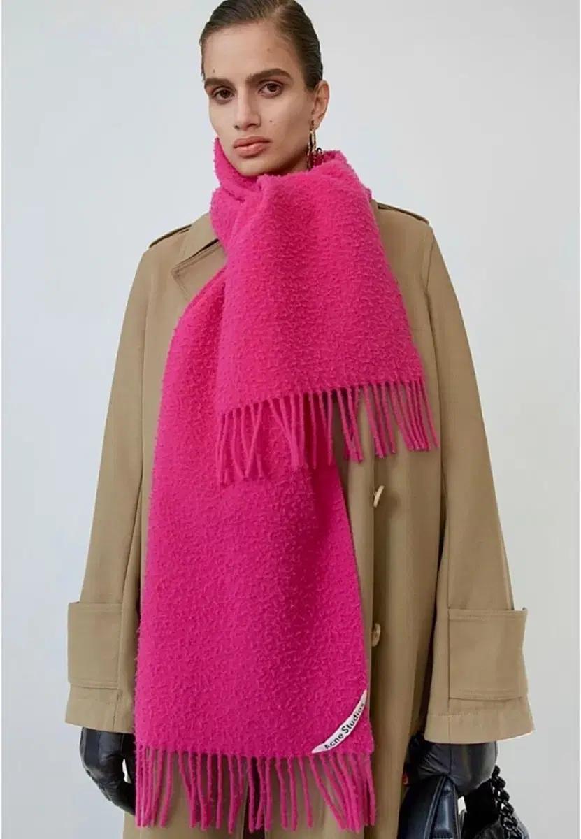 아크네 스튜디오 Acne Studios 프린지 울 머플러