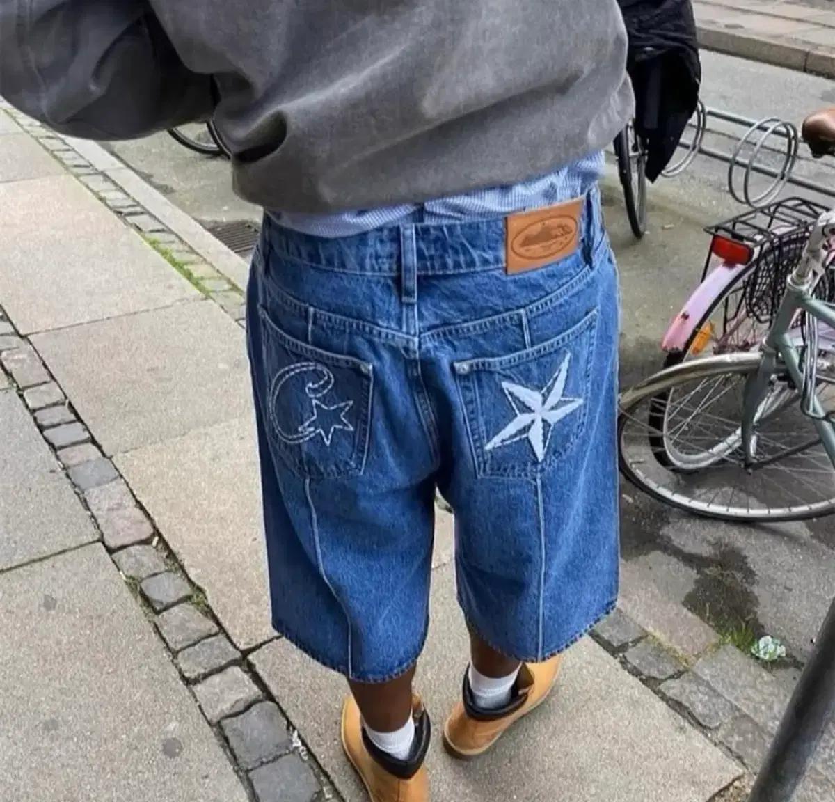 Corteiz denim 코르테이즈 버뮤다