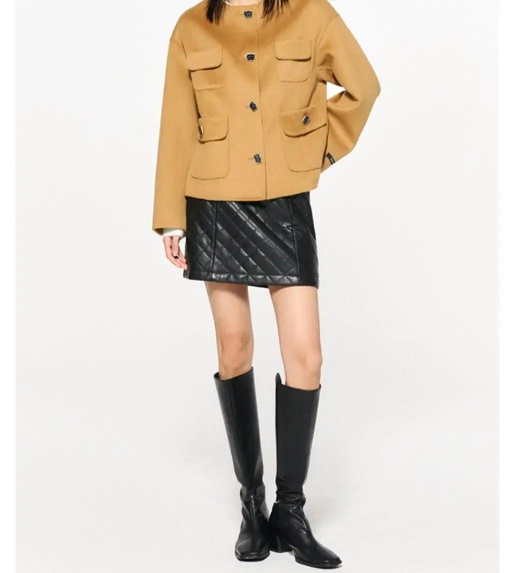 제너럴아이디어 울 100% 핸드메이드 자켓