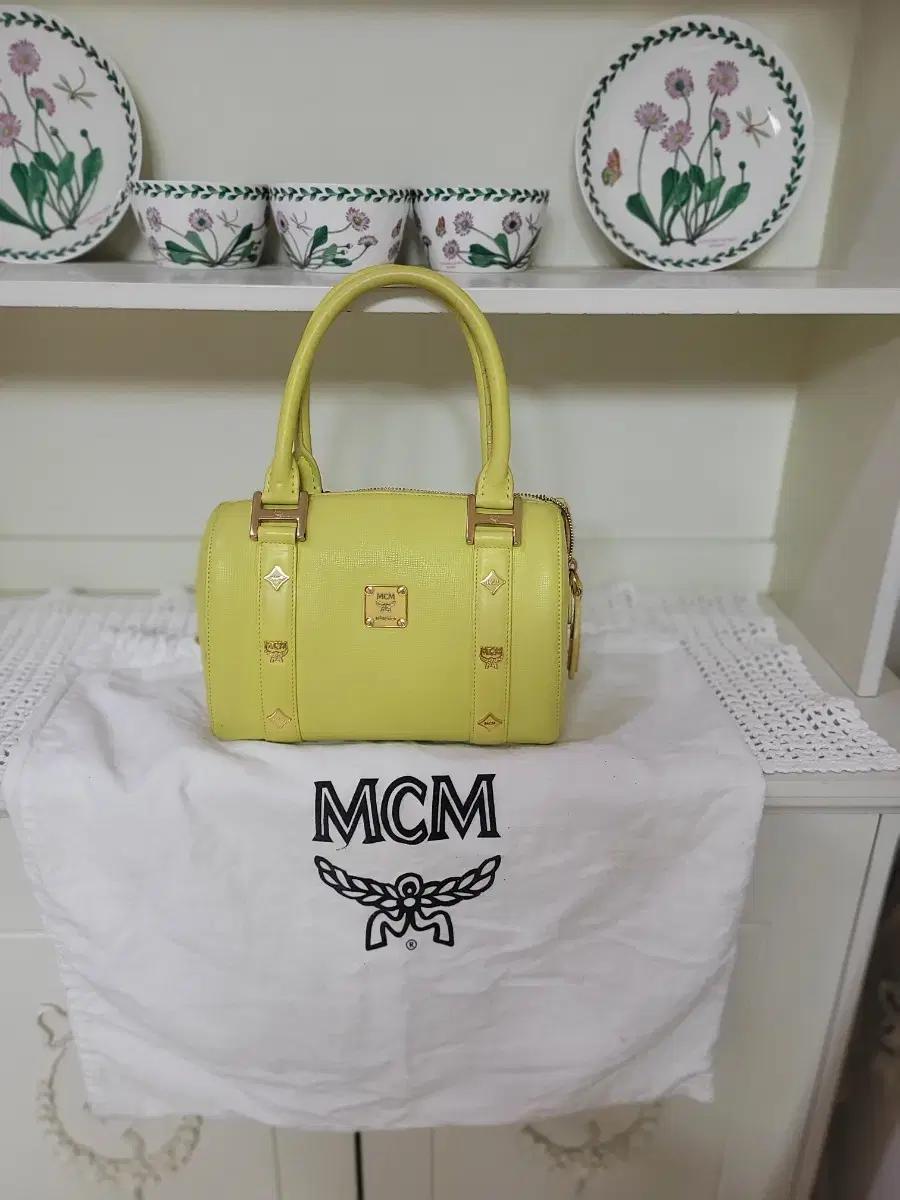 정품엠씨엠 토트백