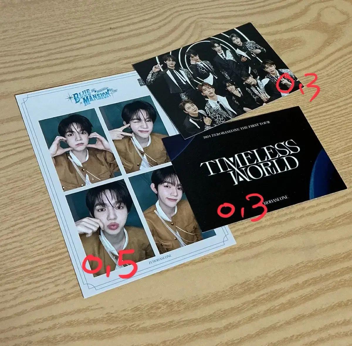 제베원 콘서트 장하오 네컷 포카 양도 한빈 지웅 하오 매튜 태래 리키