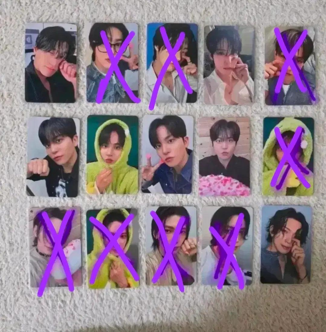 에이티즈 골든아워3 특전 포카 일괄 - ATEEZ/최산윤호민기홍중여상종호