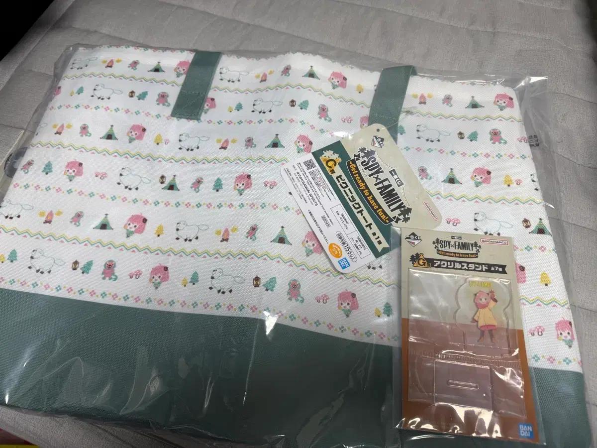 제일복권 스파이패밀리 C상 가방+G상 판매
