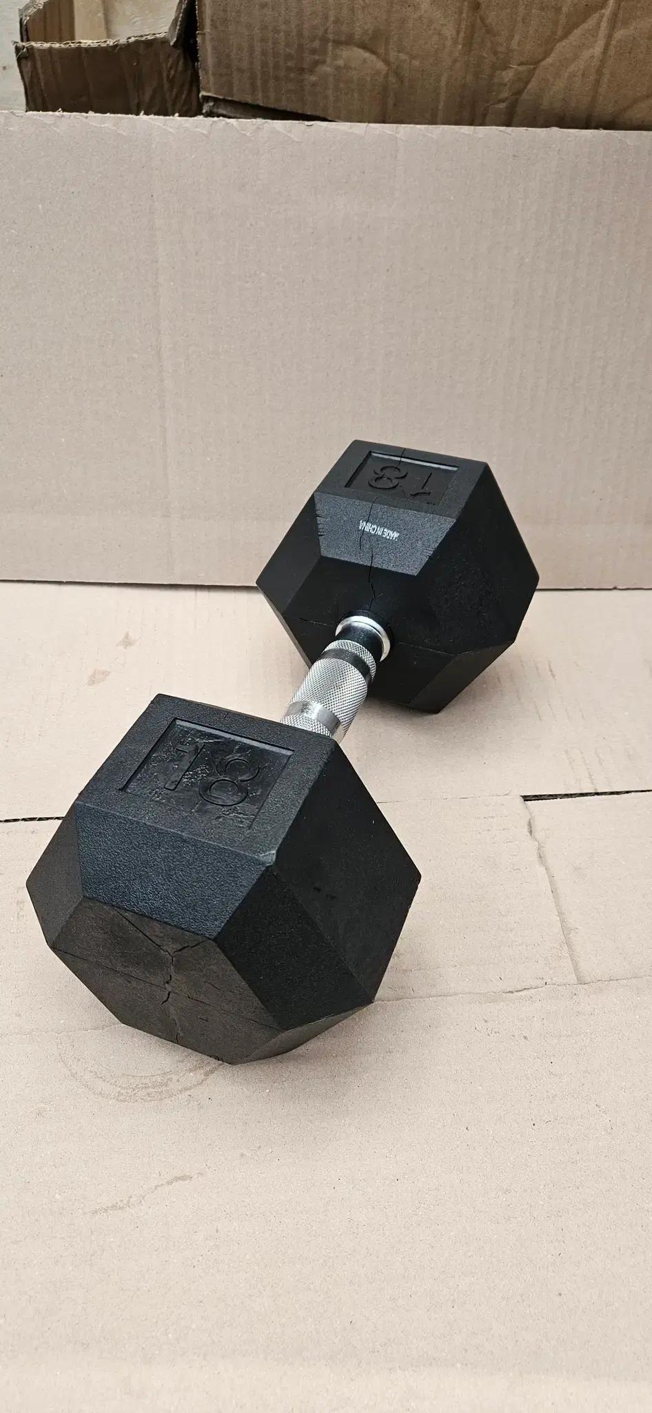베스코 육각 PEV 아령 18KG 1개 (배송비 포함) 382