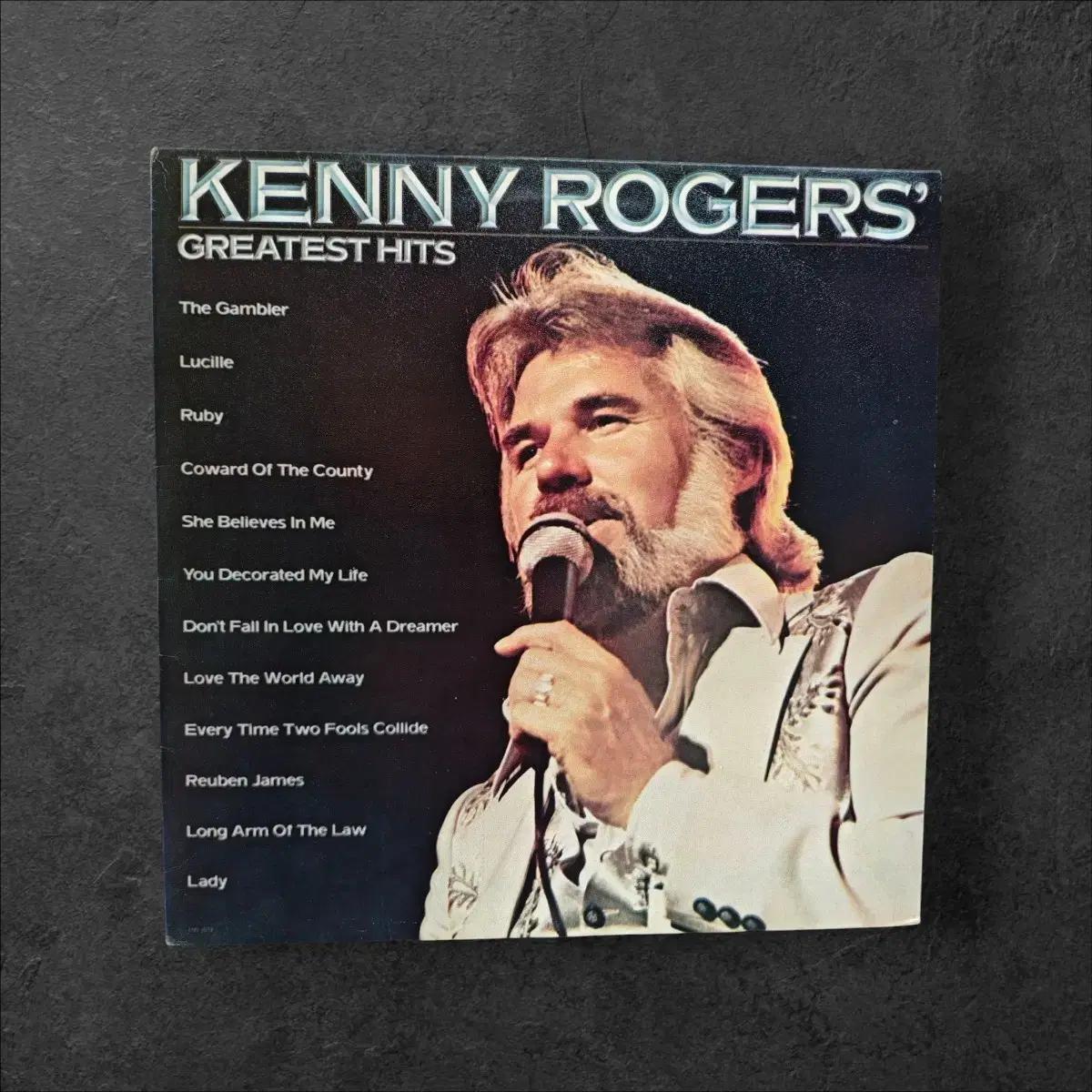 케니 로저스 Kenny Rogers Greatest Hits LP 레코드