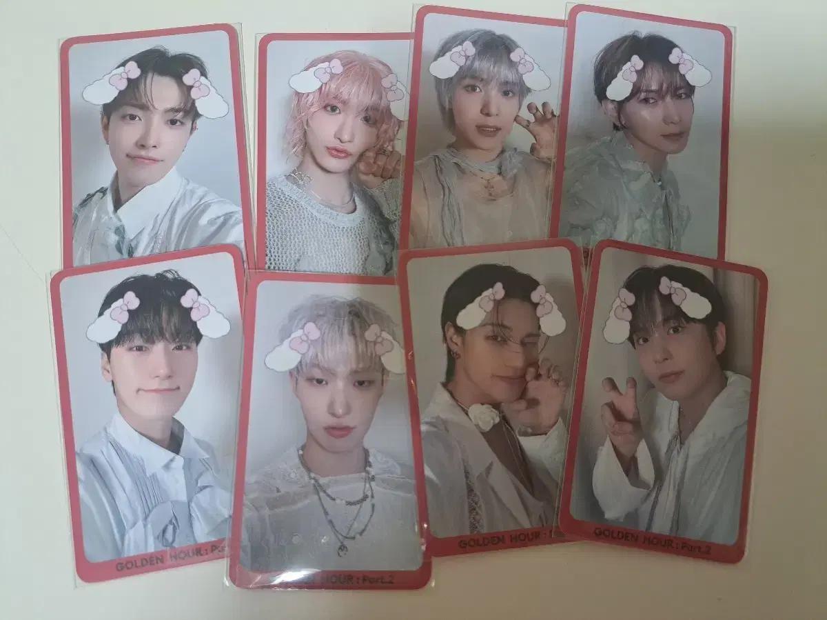 에이티즈 ATEEZ 공방포카 세트 골든아워 파트2 GOLDEN HOUR