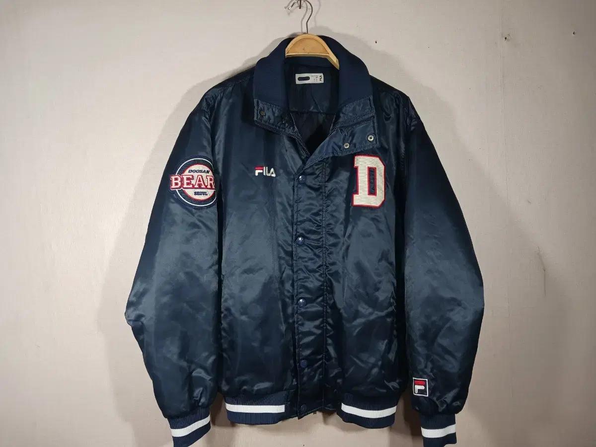 휠라 두산베어스 야구 점퍼 네이비(L)