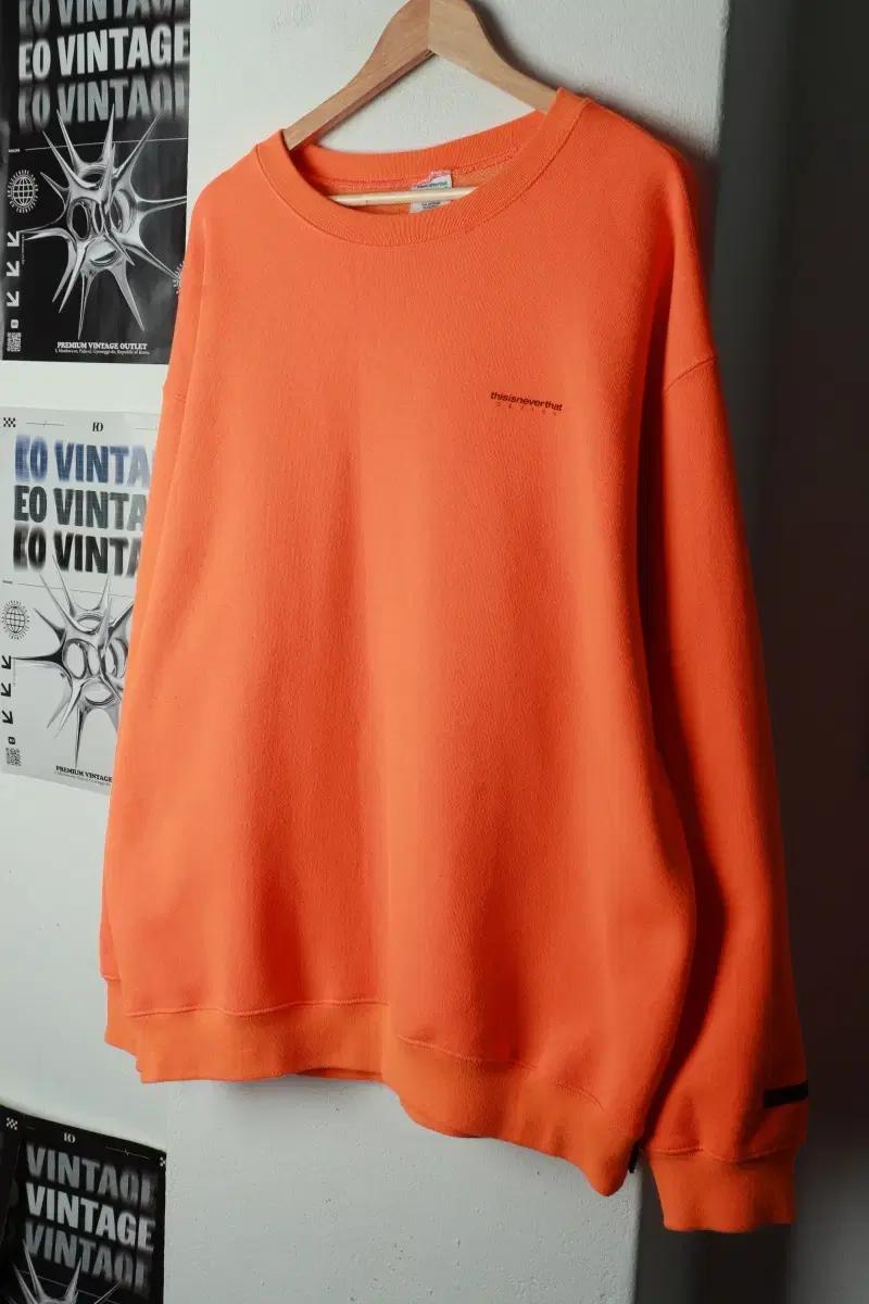 (XL-2XL) 디스이즈네버댓 맨투맨 티셔츠 빅사이즈 형광-169B1