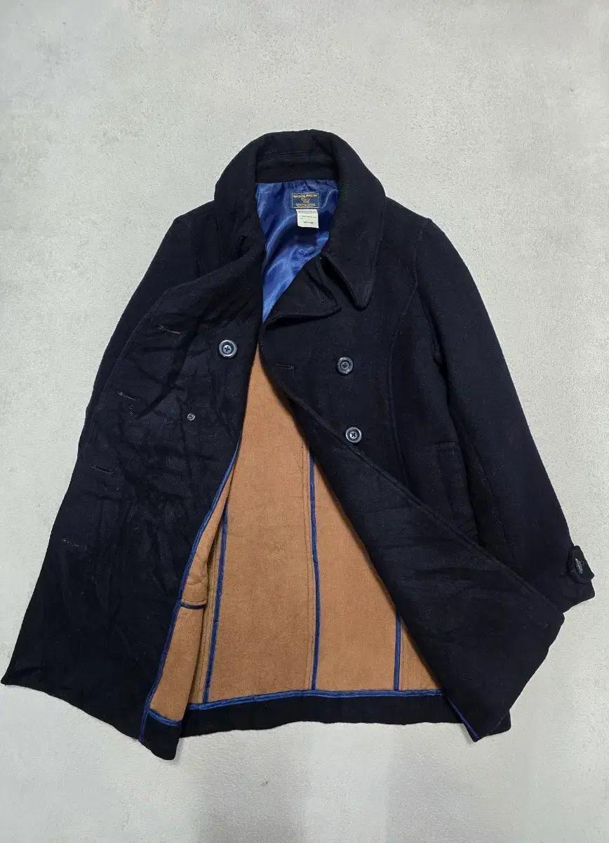 Woolrich 울리치 네이비 피코트 더블 코트 M