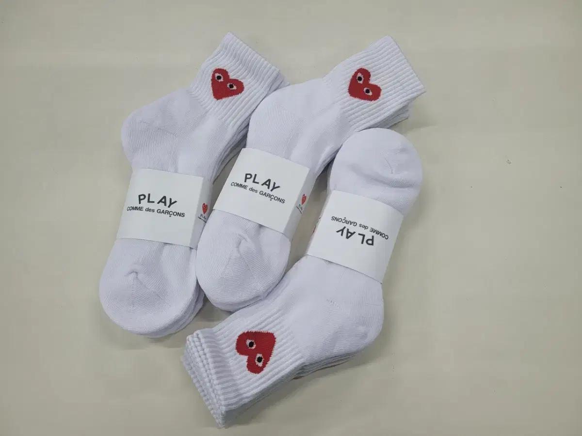 꼼데가르송 플레이 스포츠양말 9켤레