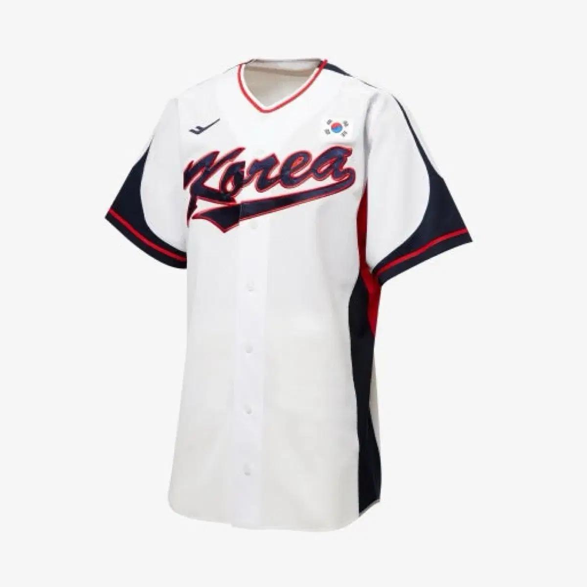 국가대표 야구 유니폼 화이트 100 홈 노마킹 kbo 미사용 새상품