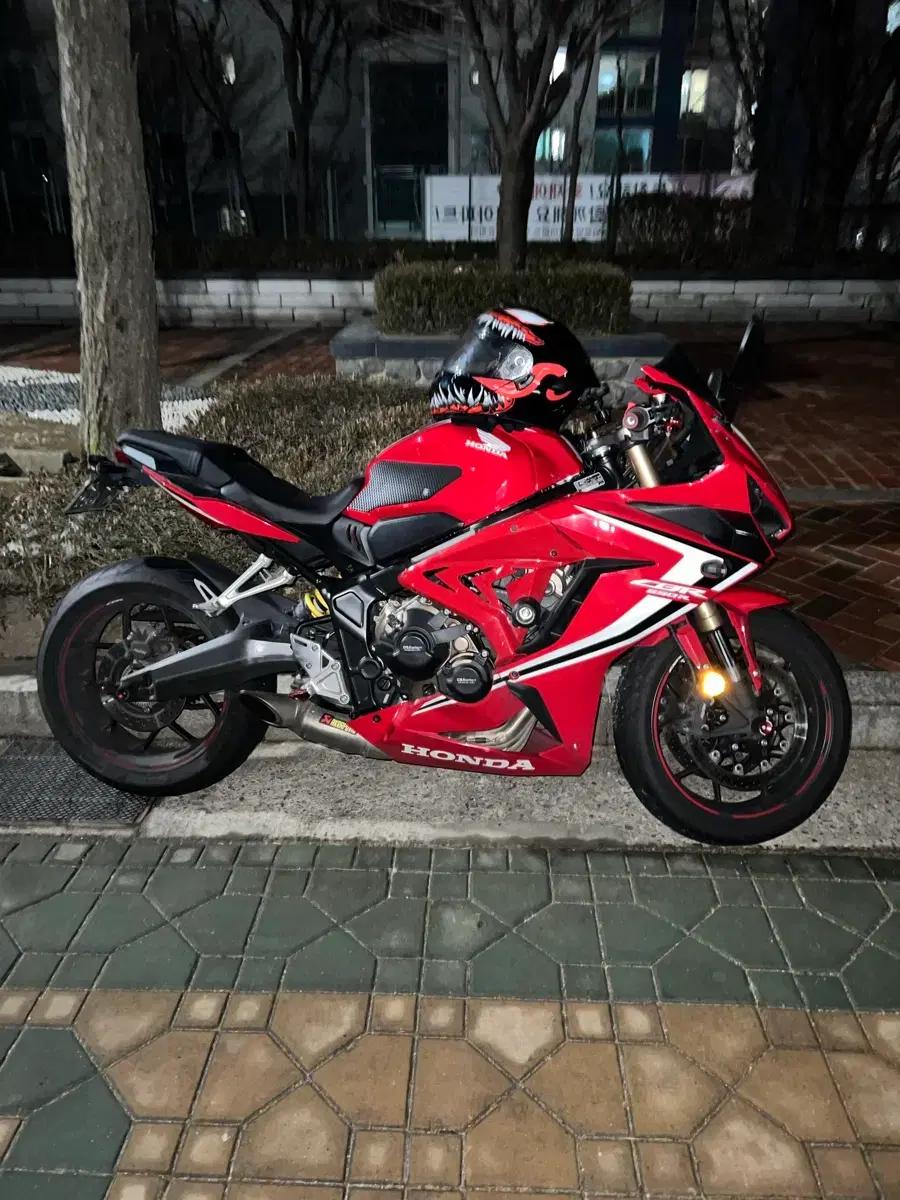 혼다 CBR650R 아크라포빅 풀배기 소음기 x