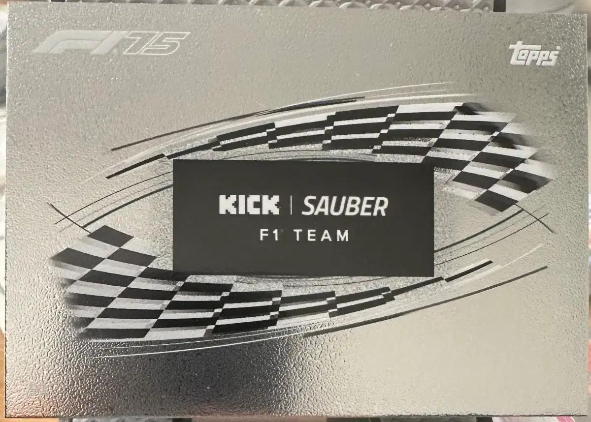 2025 F1 탑스 터보 킥자우버 팀로고 카드