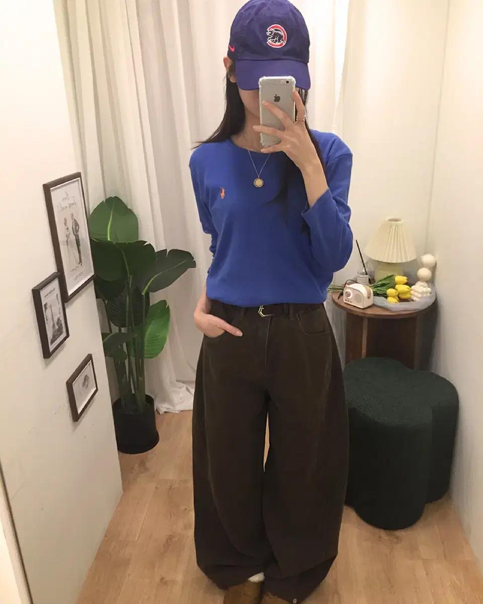 여성 폴로 라운드 7부 티셔츠 95