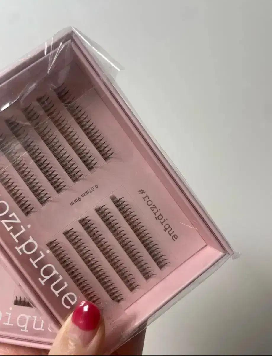 인스타유명 로지피크 속눈썹 0.07mm 9mm 화장품 에이블리 교신