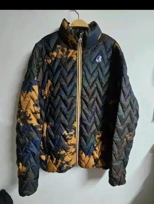 K way 까웨 카모 패딩 자켓 XL