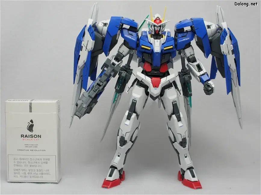 MG 더블오 라이저 건담 [가조립 + 먹선 + 데칼]