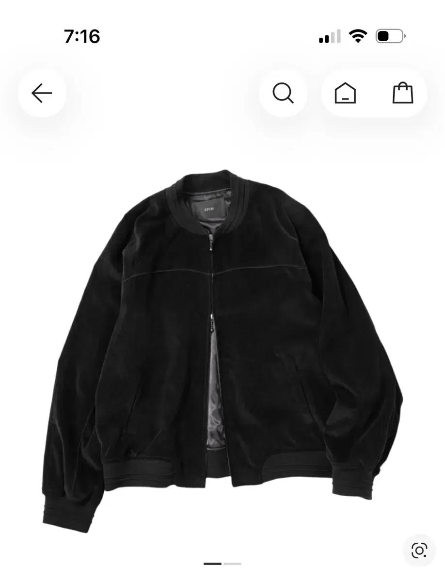 Etce 코듀로이 벨벳 자켓