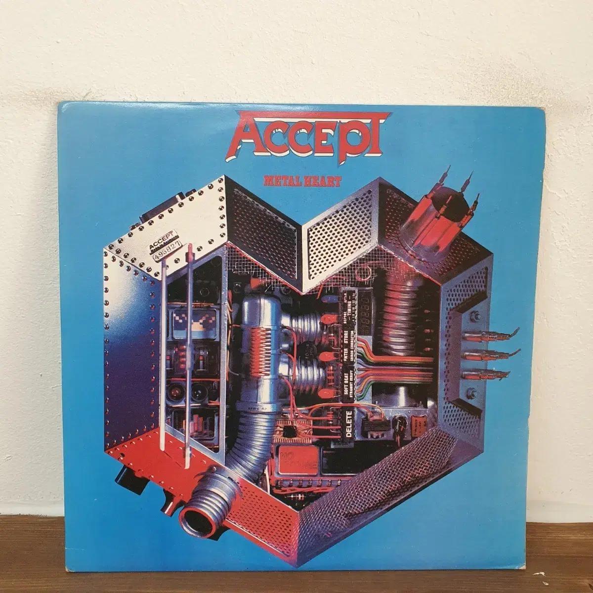 Accept LP 1986 지구레코드