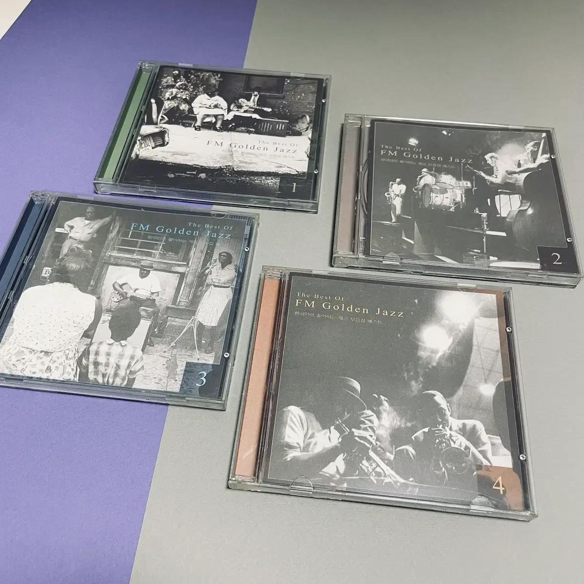 [중고음반/CD] 베스트 재즈 컴필레이션 FM Golden Jazz 4장