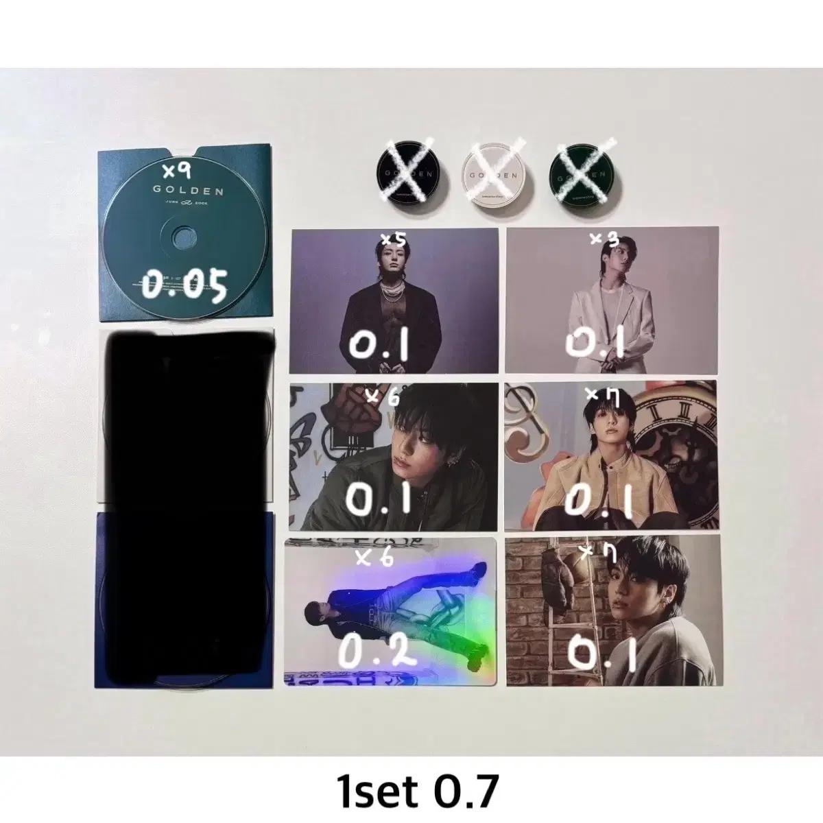 방탄 정국 골든 GOLDEN 포카 엽서 cd 특전 양도 bts jk pc