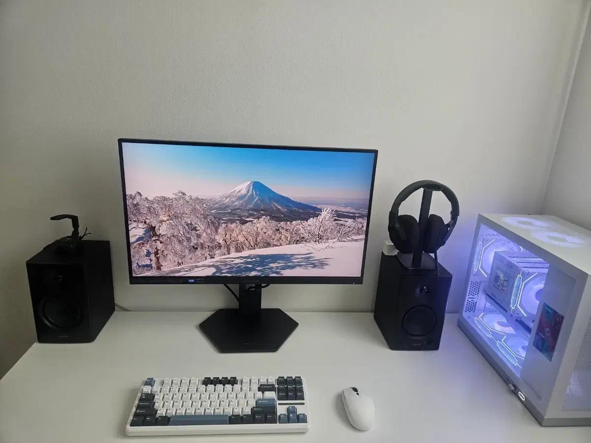 라이젠 9600X 초고사양 게이밍 컴퓨터 모니터 포함 PC 데스크탑 본체