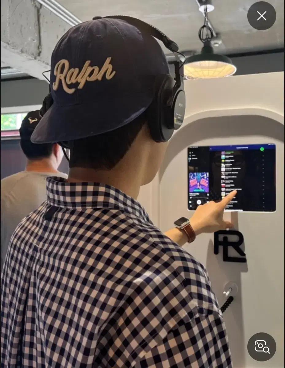 폴로 랄프로렌 아플리케 트윌 볼캡 네이비