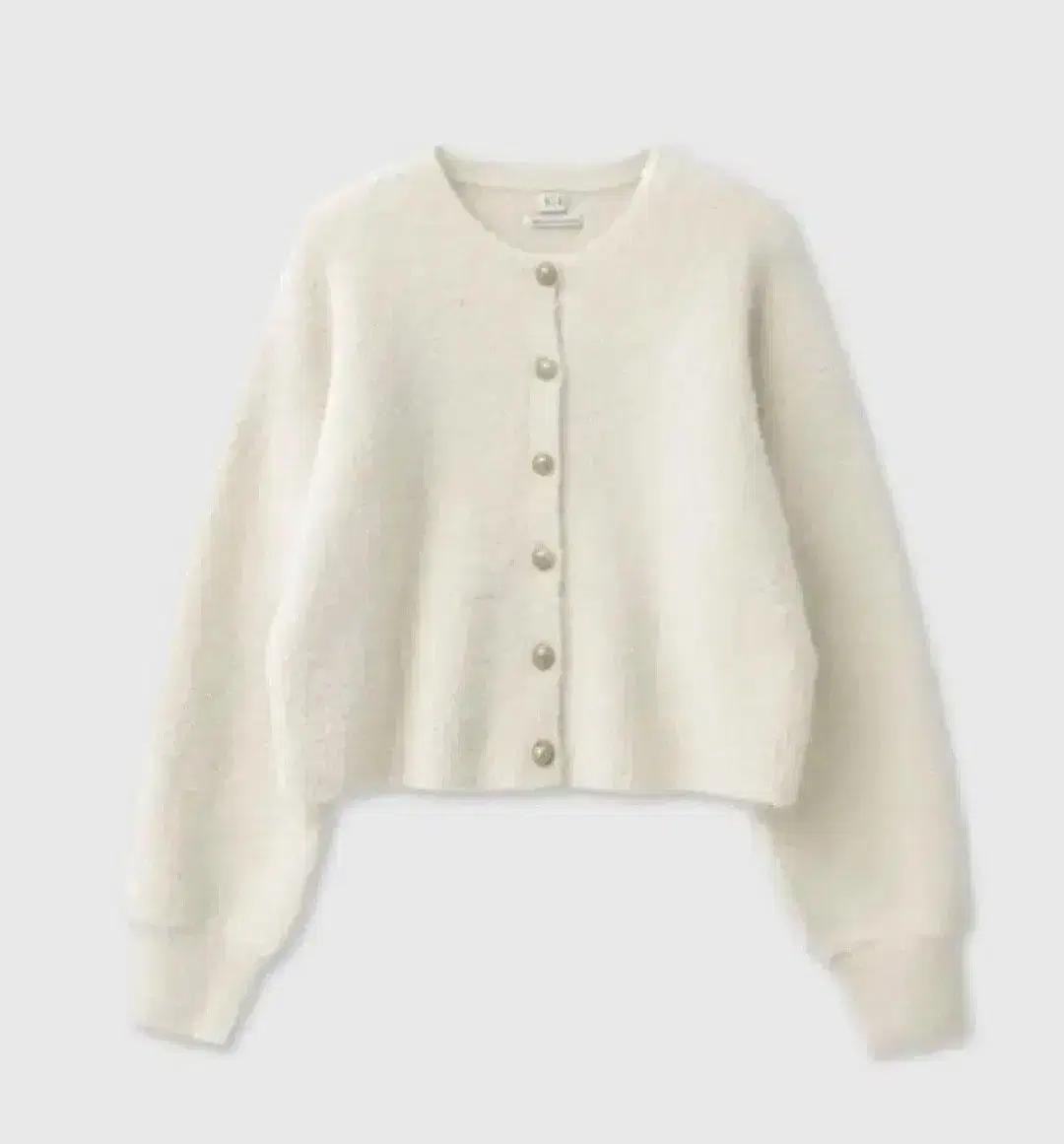 시에 테디 멜로우 가디건 아이보리 22fw
