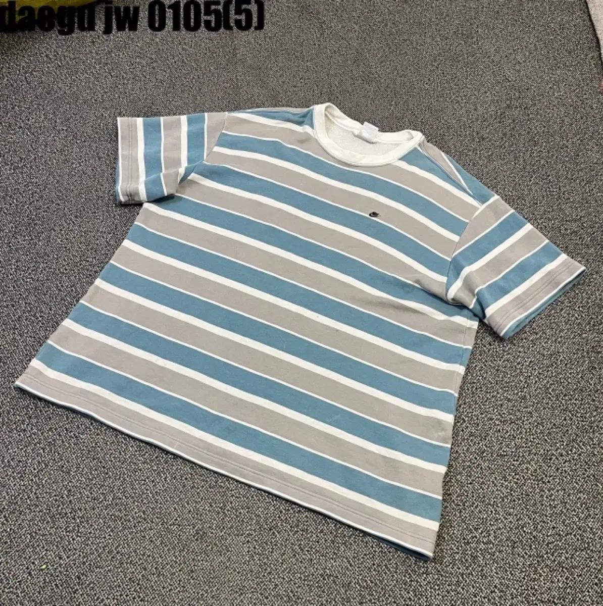 나이키 스트라이프 반팔 티셔츠2xl 0105