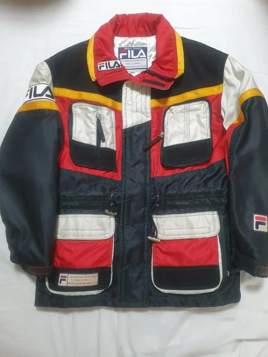 휠라 FILA 멀티컬러 패딩 점퍼 100
