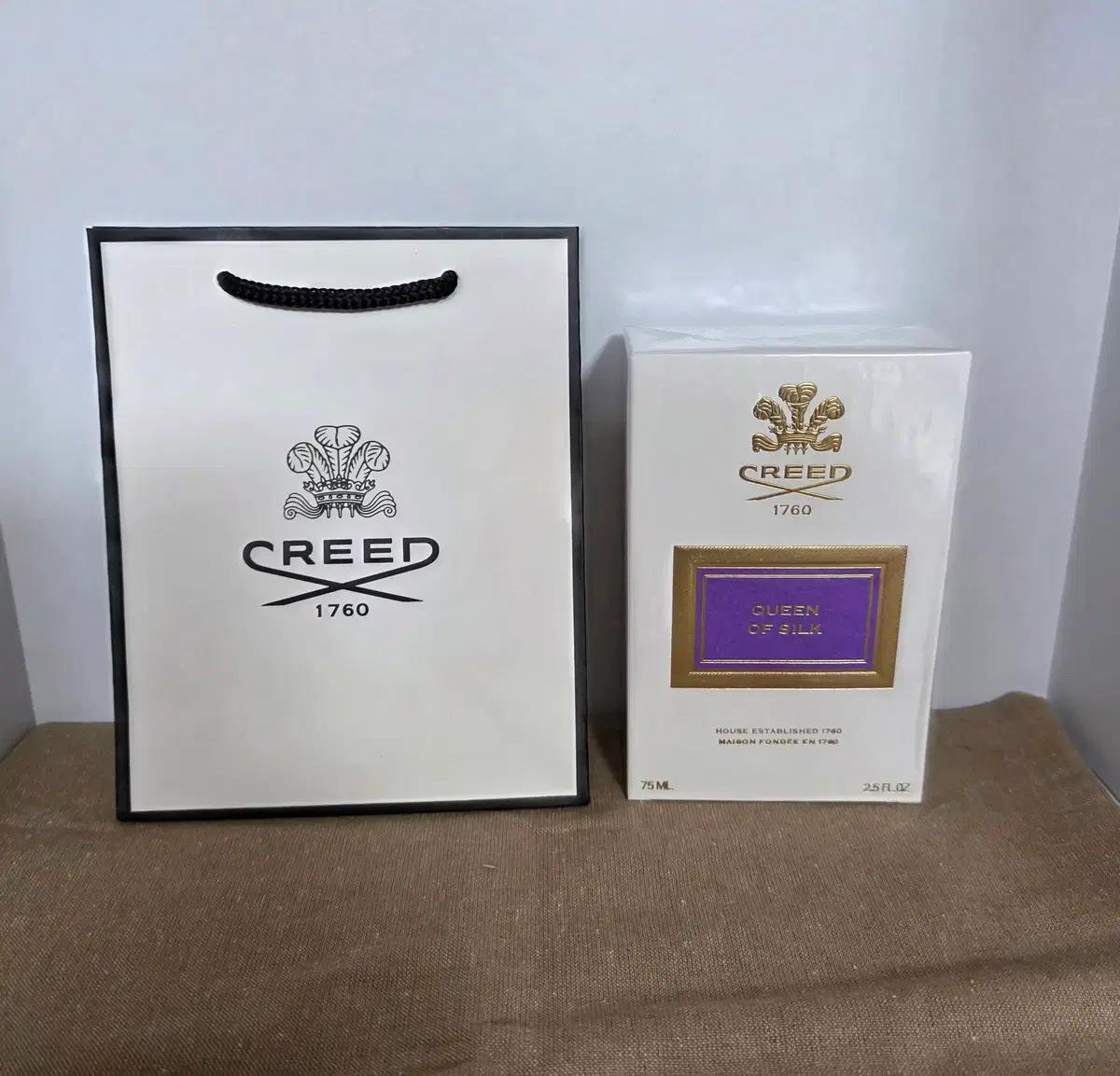 크리드 퀸 오브 실크 EDP 75ml 쇼핑백+공병 증정 / 무료배송