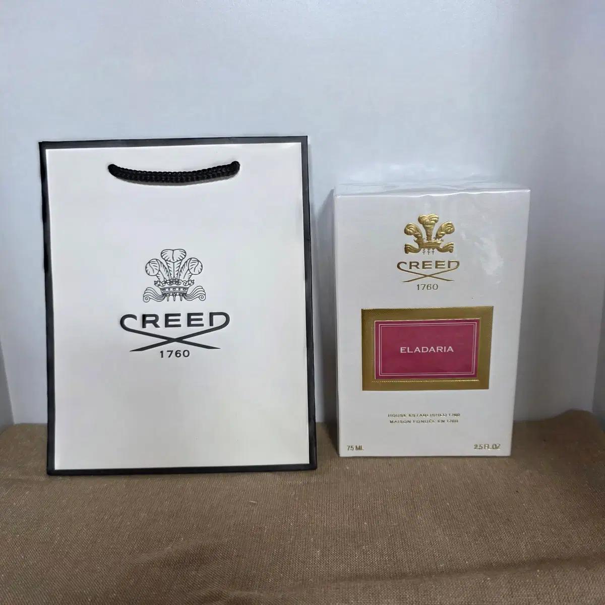 크리드 엘라다리아 EDP 75ml 쇼핑백+공병 증정 / 무료배송