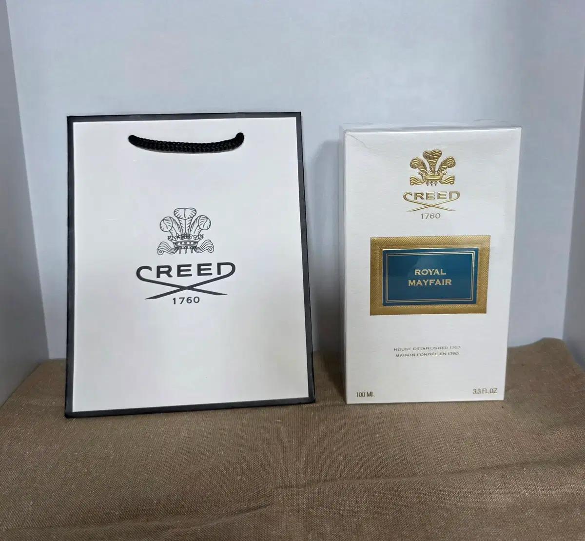 크리드 로얄 메이페어 EDP 100ml 쇼핑백+공병 증정 / 무료배송