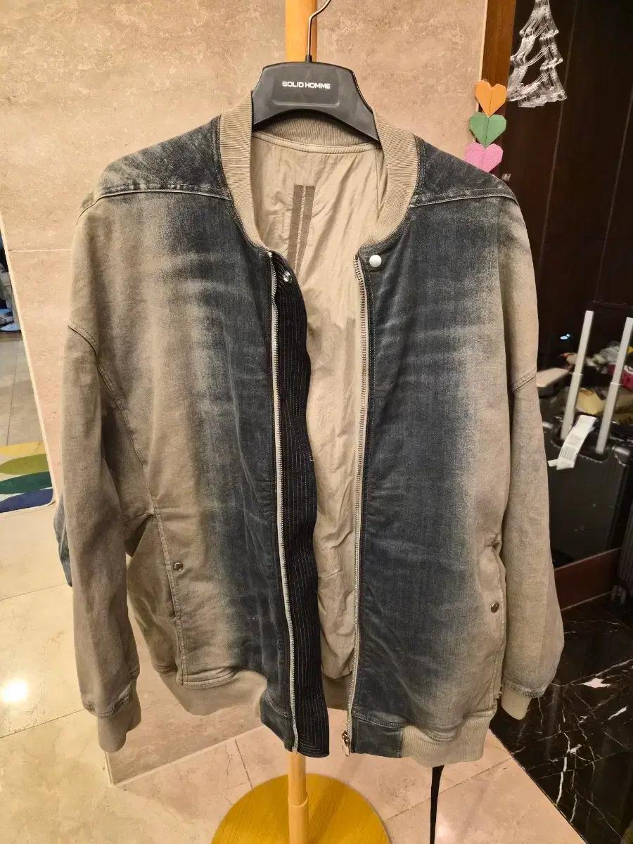 [L]릭오웬스 워싱데님 봄버자켓