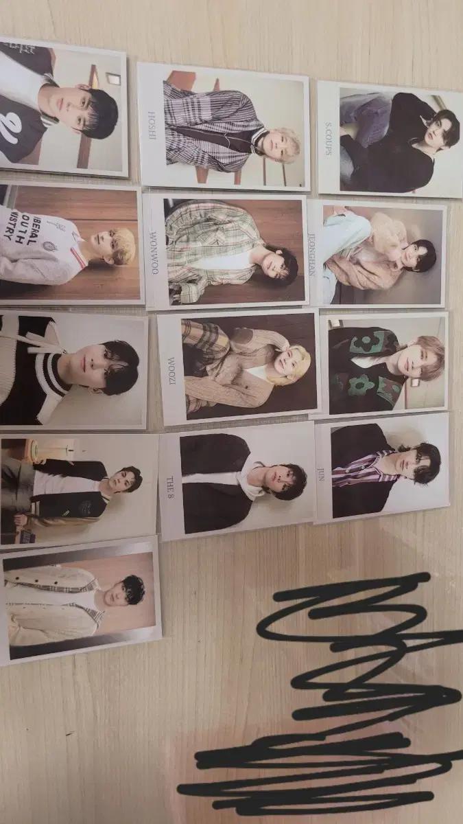세븐틴 seventeen 2024 carat land 포카 세트