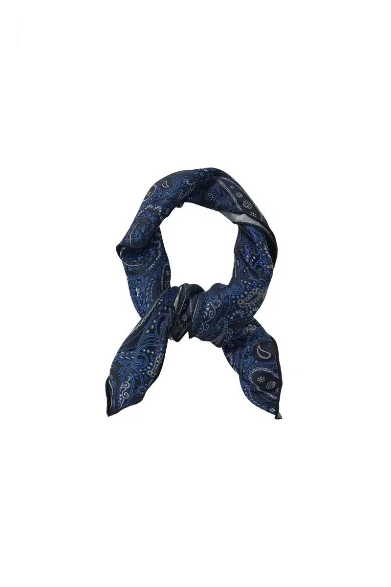 해칭룸 Paisley Bandana Scarf Blue