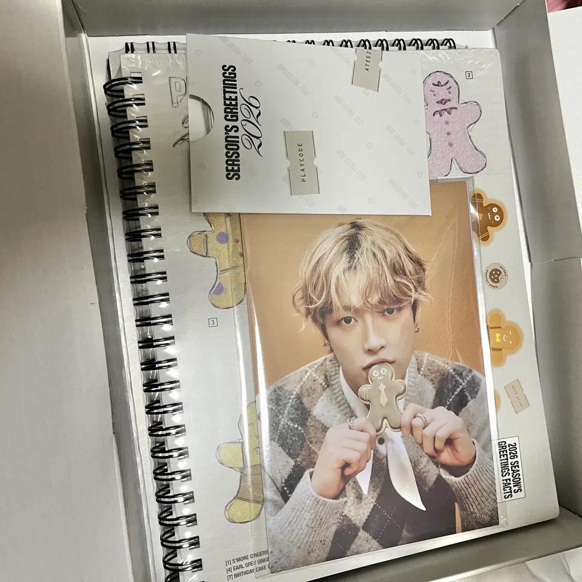 에이티즈 2026 시즌그리팅 시그 ateez 포카 포토카드