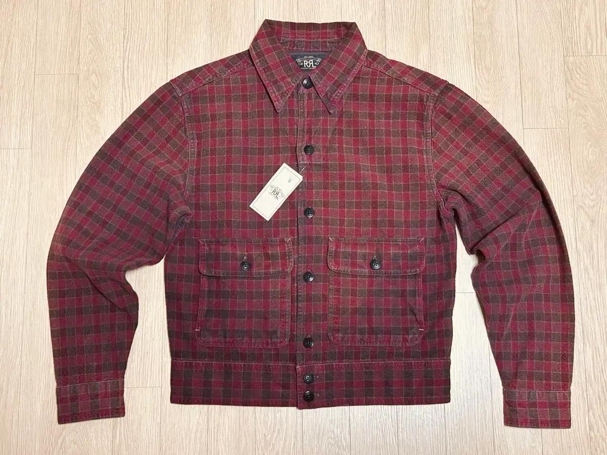 RRL 체크 우븐 셔츠 자켓
