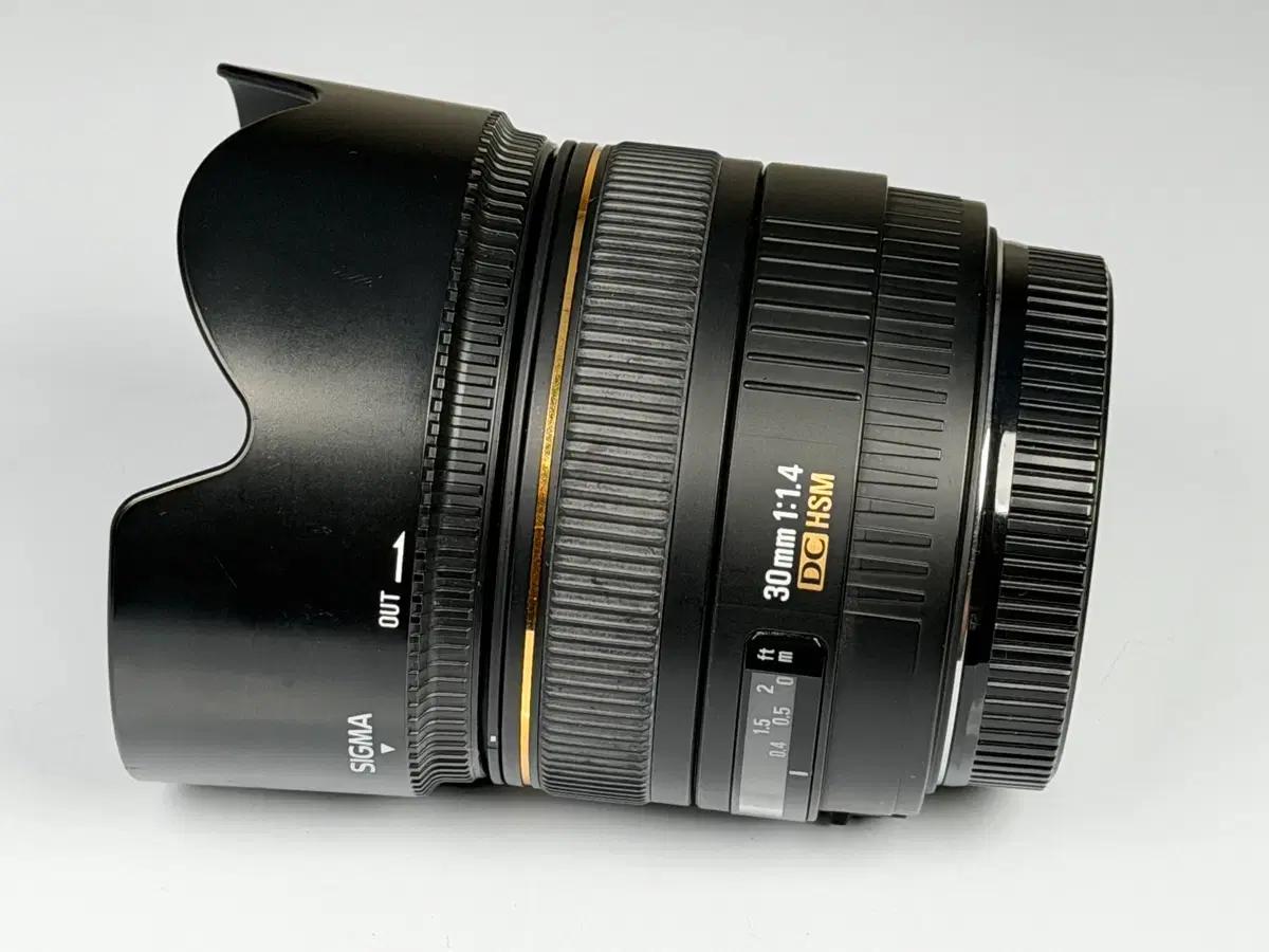 시그마 30mm F1.4 EX DC HSM 캐논 EFS 렌즈, 무펄 버전