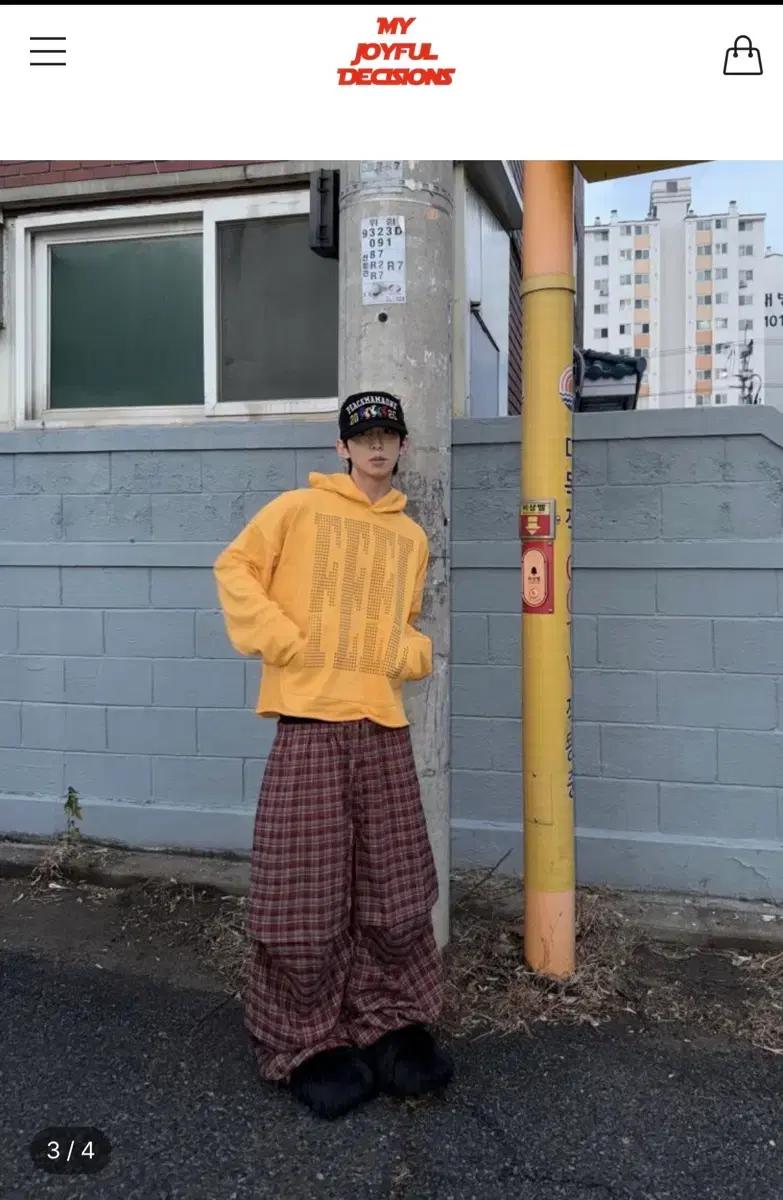 MJD 파자마 팬츠 red