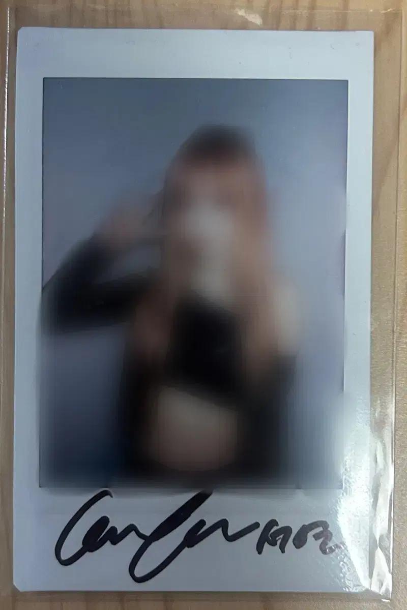 트리플에스 윤서연 싸인 폴라로이드 싸폴