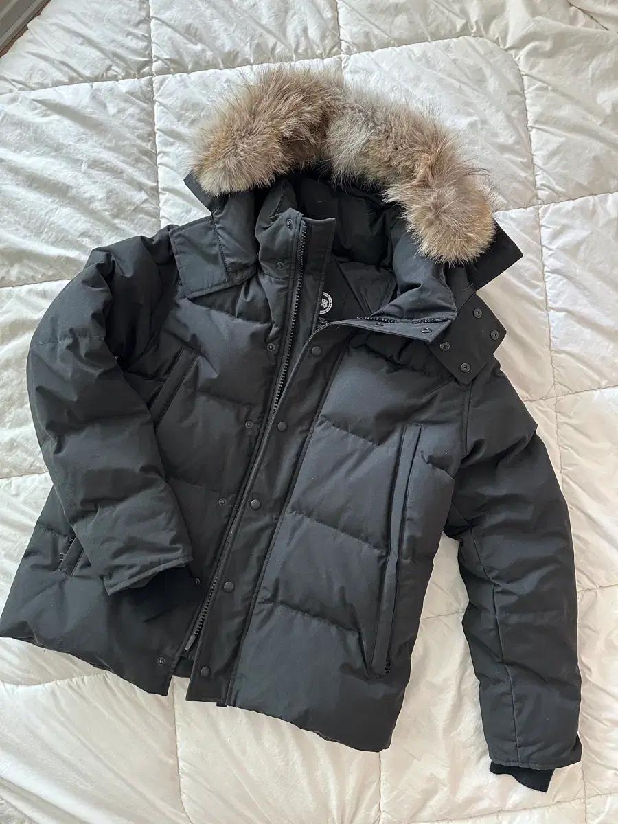 캐나다구스 남성 Wyndham Parka - CR 윈덤 파카 블랙 XL