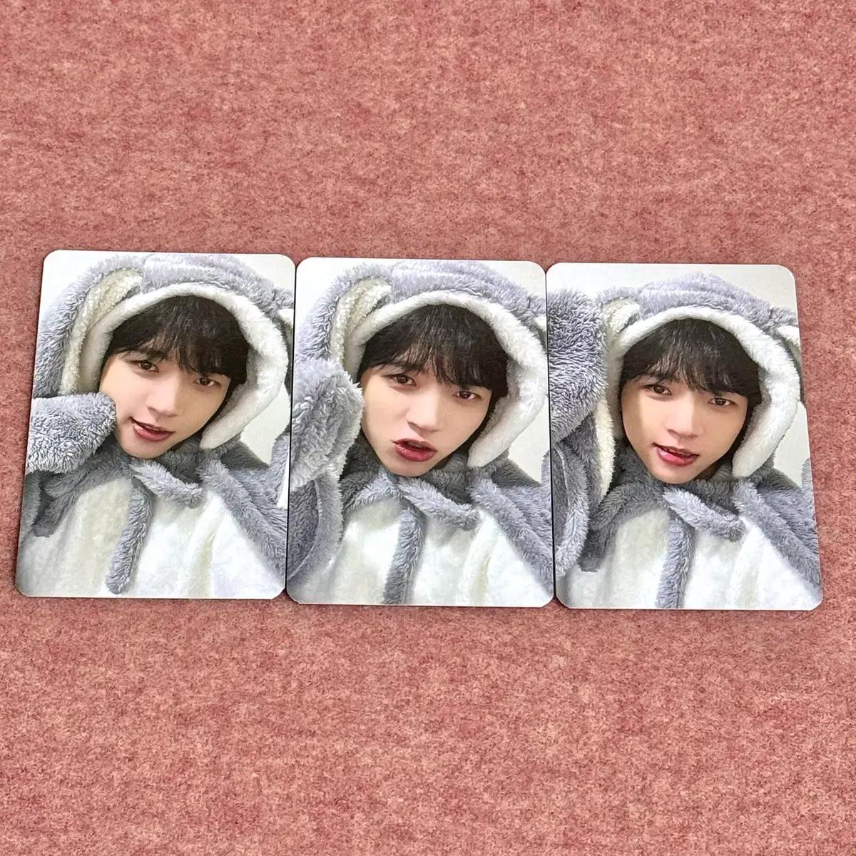 인피니트 우현 WHITREE 메이크스타 토끼담요 포카