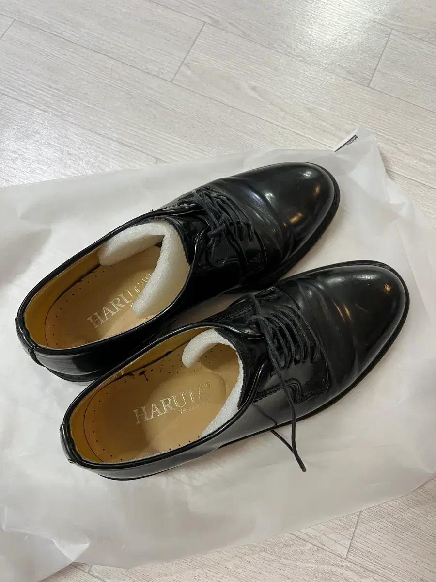 하루타 더비슈즈 711 블랙 250사이즈