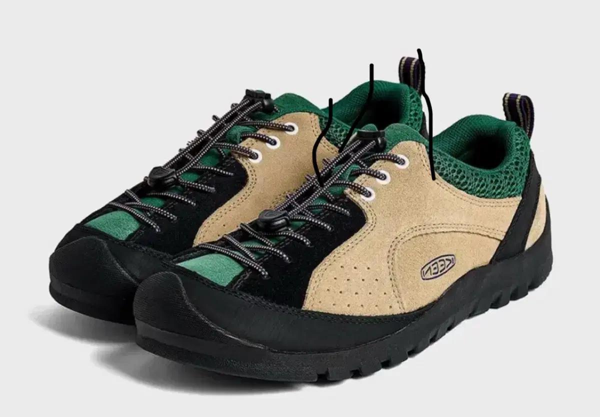 킨 keen 재스퍼 락 스니커즈 토프에버그린 240
