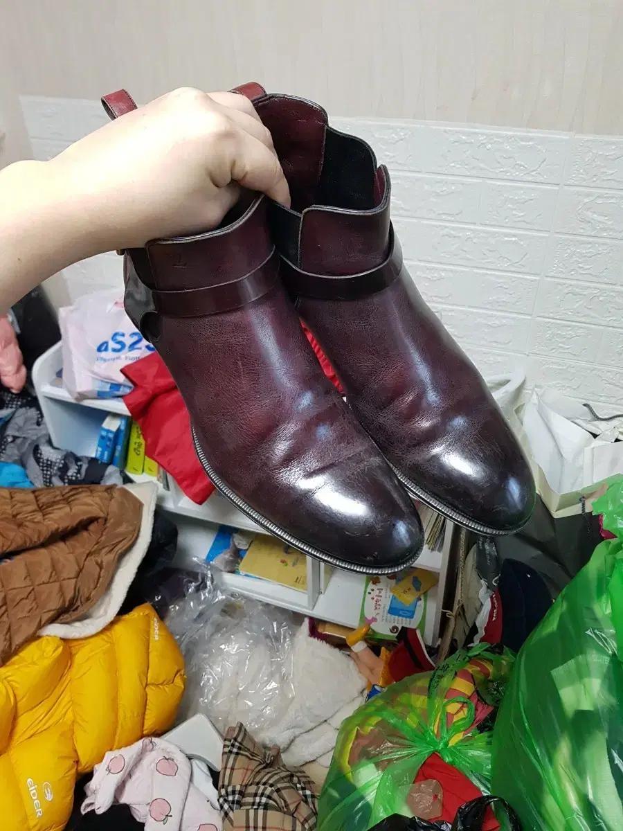 루이비통 정품 남성 첼시부츠 워커 사이즈 275~280